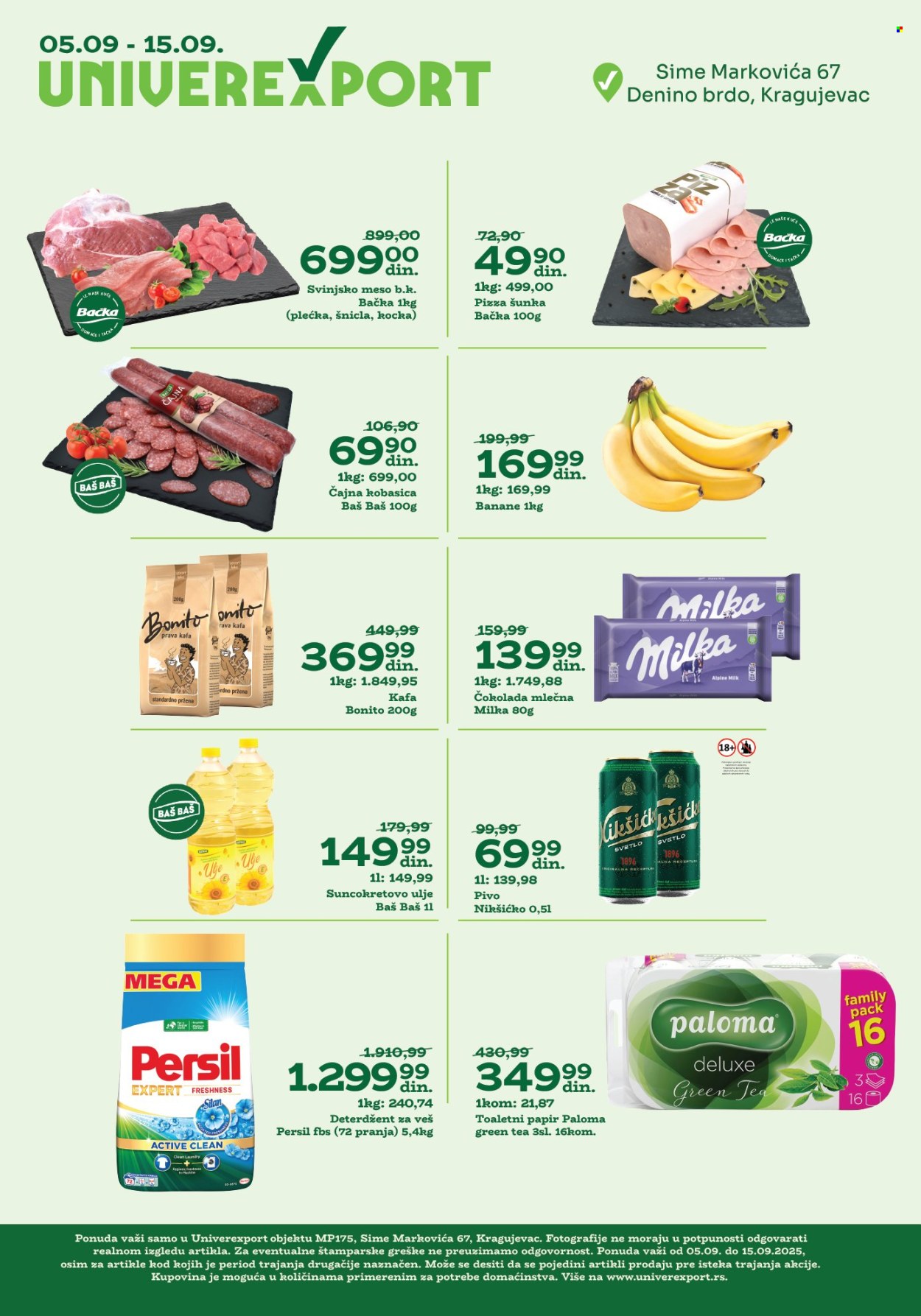 Univerexport katalog - 05.09.2025 - 15.09.2025. Stranica 1