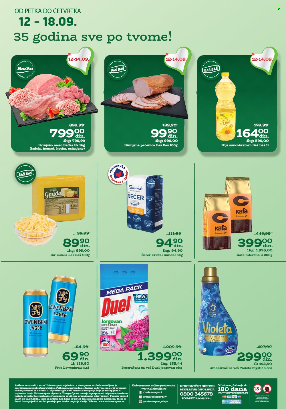 Univerexport katalog - 12.09.2025 - 18.09.2025. Stranica 1