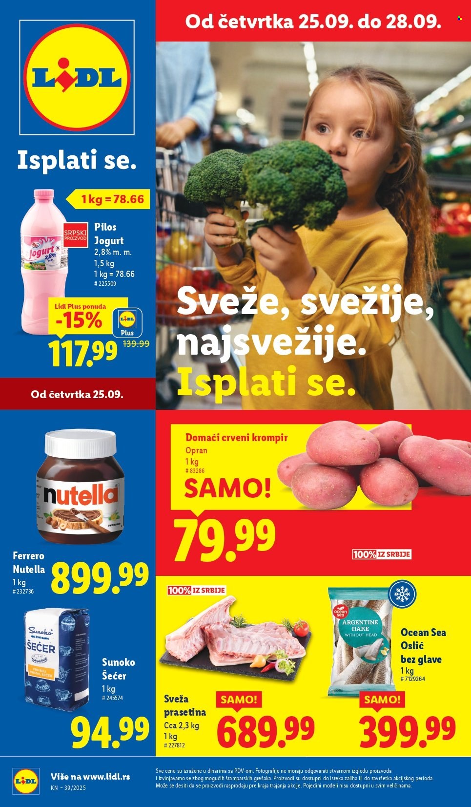 Lidl katalog - 25.09.2025 - 01.10.2025. Stranica 1