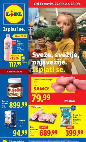 Lidl katalog - 25.09.2025 - 01.10.2025.