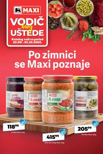 Maxi katalog - 25.09.2025 - 01.10.2025.