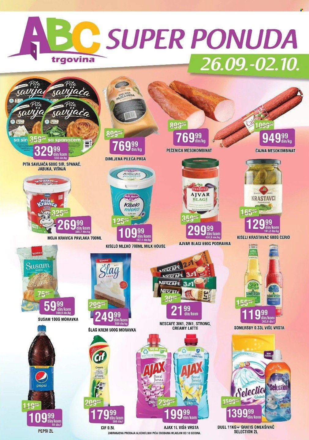 ABC Trgovina katalog - 26.09.2025 - 02.10.2025. Stranica 1