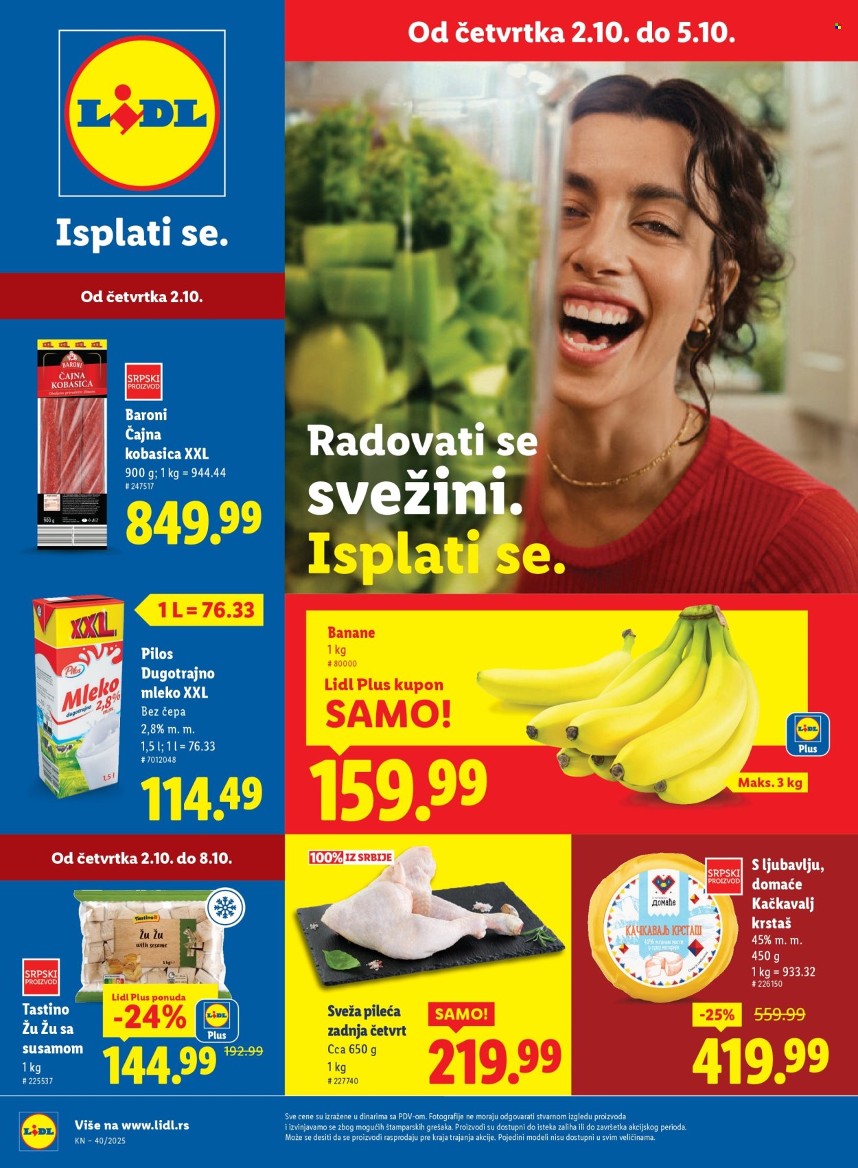 Lidl katalog - 02.10.2025 - 08.10.2025. Stranica 1