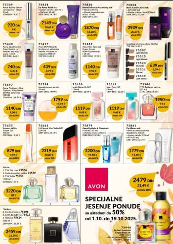 Avon katalog - 01.10.2025 - 15.10.2025.
