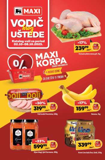 Maxi katalog - 02.10.2025 - 08.10.2025.