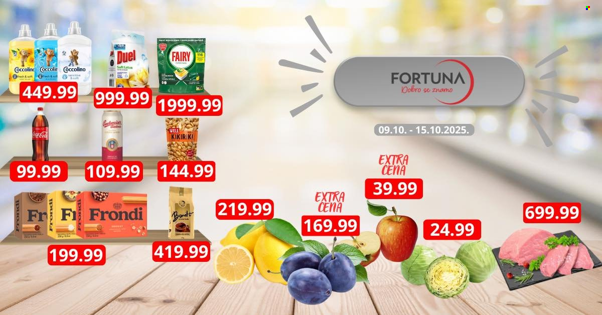 Fortuna Market katalog - 09.10.2025 - 15.10.2025. Stranica 1