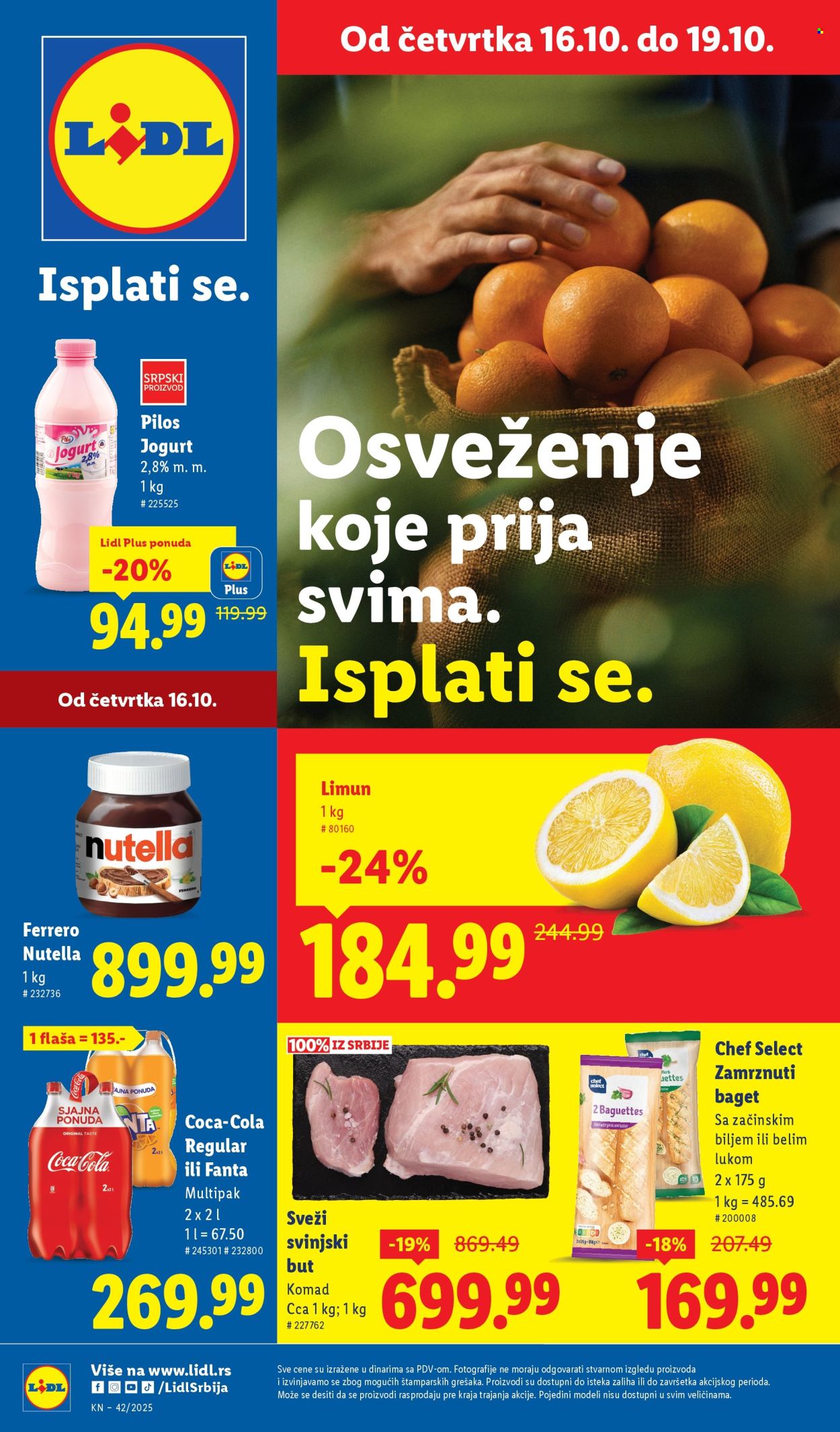 Lidl katalog - 16.10.2025 - 22.10.2025. Stranica 1