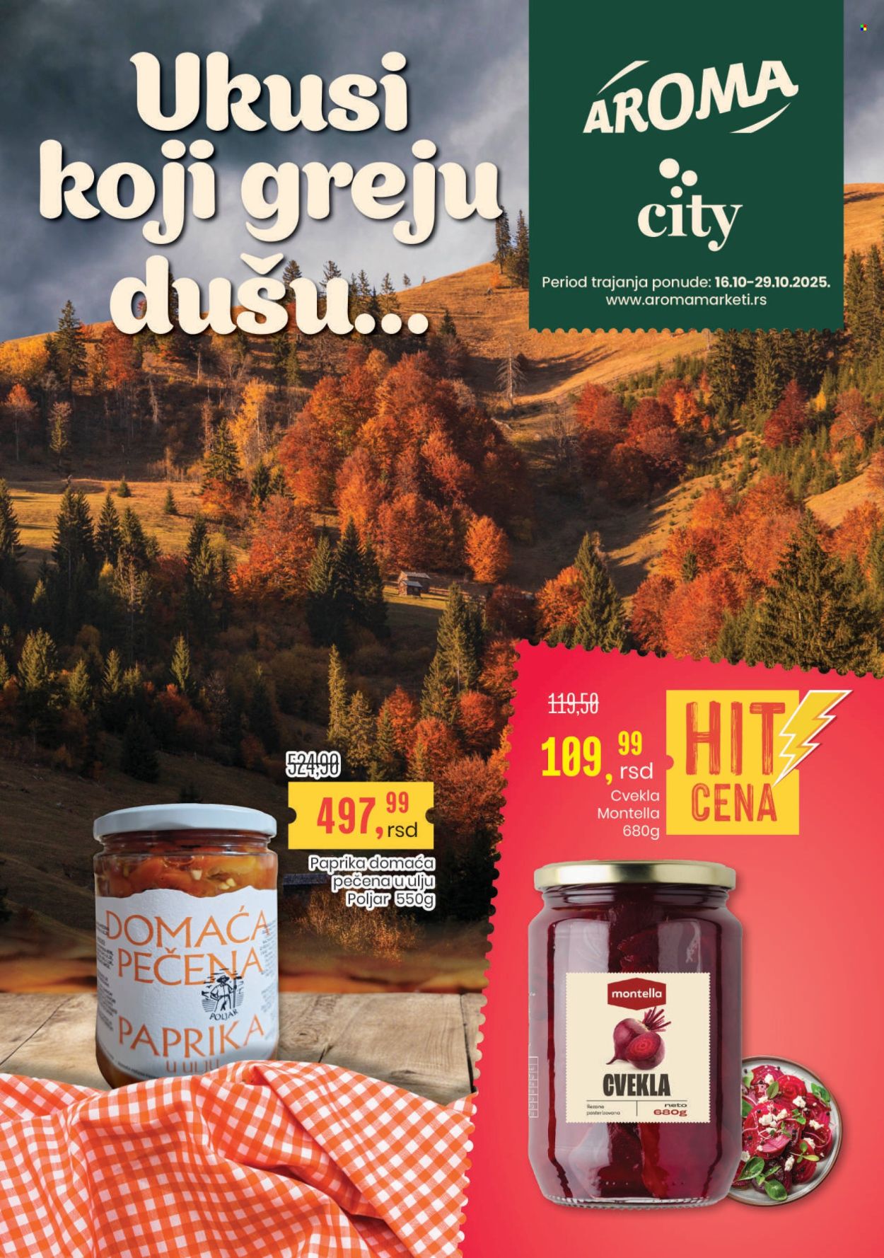 Aroma Market katalog - 16.10.2025 - 29.10.2025. Stranica 1