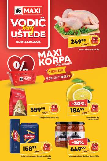 Maxi katalog - 16.10.2025 - 22.10.2025.