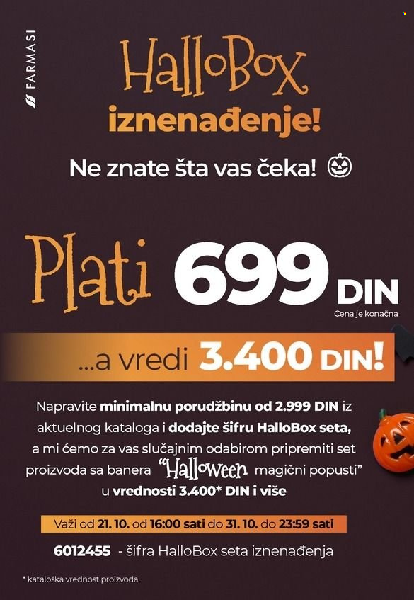 Farmasi katalog - 21.10.2025 - 31.10.2025. Stranica 1