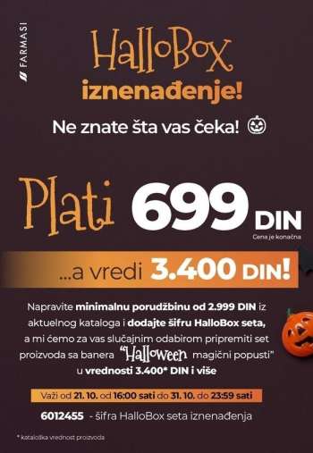 Farmasi katalog - 21.10.2025 - 31.10.2025.