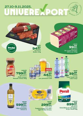 Univerexport katalog - 27.10.2025 - 09.11.2025.