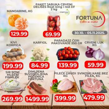 Fortuna Market katalog - 30.10.2025 - 05.11.2025.