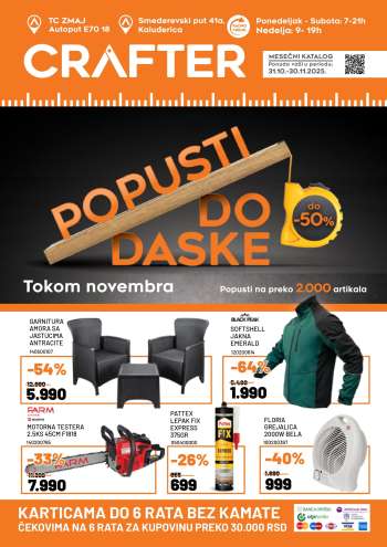 Crafter katalog - 31.10.2025 - 30.11.2025.