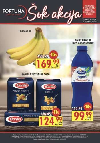 Fortuna Market katalog - 03.11.2025 - 05.11.2025.