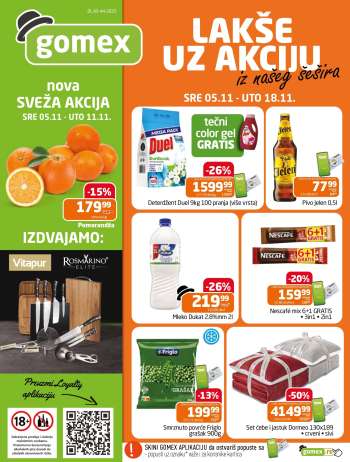 Gomex katalog - 05.11.2025 - 18.11.2025.