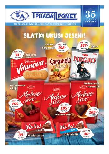 Trnava Promet katalog - 06.11.2025 - 30.11.2025.
