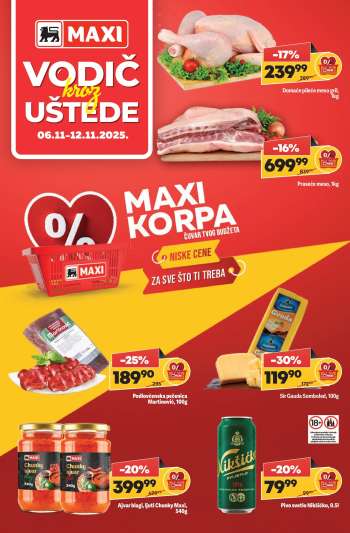 Maxi katalog - 06.11.2025 - 12.11.2025.