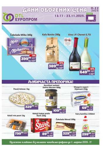 Europrom katalog - 13.11.2025 - 23.11.2025.