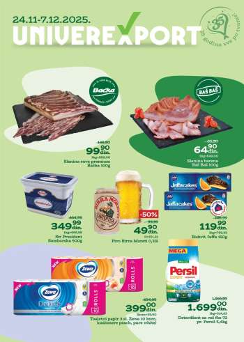 Univerexport katalog - 24.11.2025 - 07.12.2025.