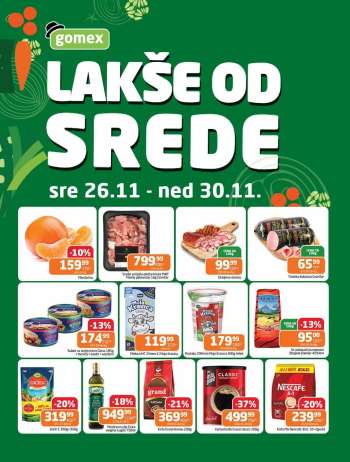 Gomex katalog - 26.11.2025 - 30.11.2025.