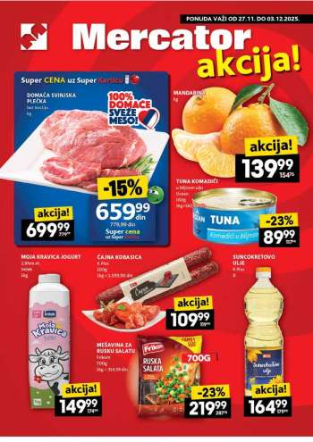 Mercator Centar katalog - 27.11.2025 - 03.12.2025.