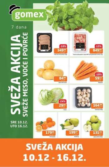 Gomex katalog - 10.12.2025 - 16.12.2025.