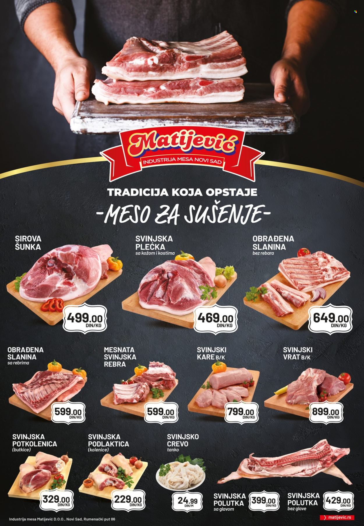 Matijević katalog. Stranica 1