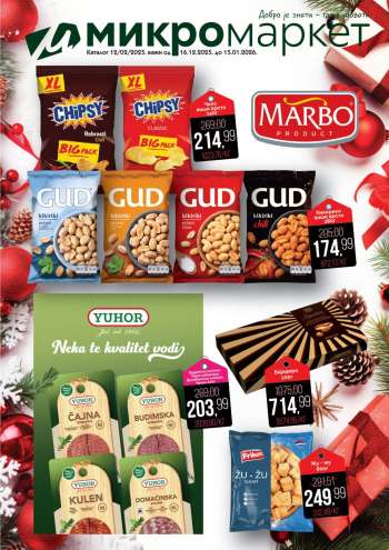 Mikromarket katalog - 16.12.2025 - 15.01.2026.
