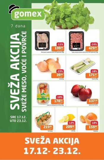 Gomex katalog - 17.12.2025 - 23.12.2025.