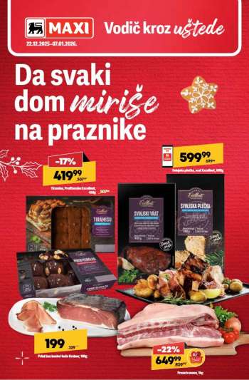 Maxi katalog - 22.12.2025 - 07.01.2026.