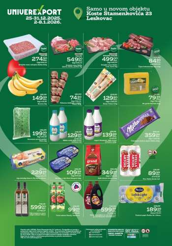 Univerexport katalog - 25.12.2025 - 08.01.2026.