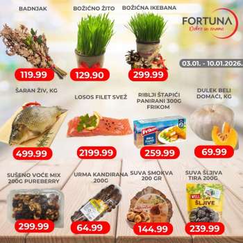 Fortuna Market katalog - 03.01.2026 - 10.01.2026.