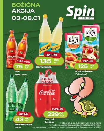 Spin Market katalog - 03.01.2026 - 08.01.2026.