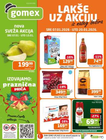 Gomex katalog - 07.01.2026 - 20.01.2026.