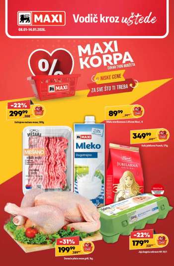 Maxi katalog - 08.01.2026 - 14.01.2026.