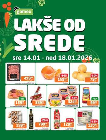 Gomex katalog - 14.01.2026 - 18.01.2026.
