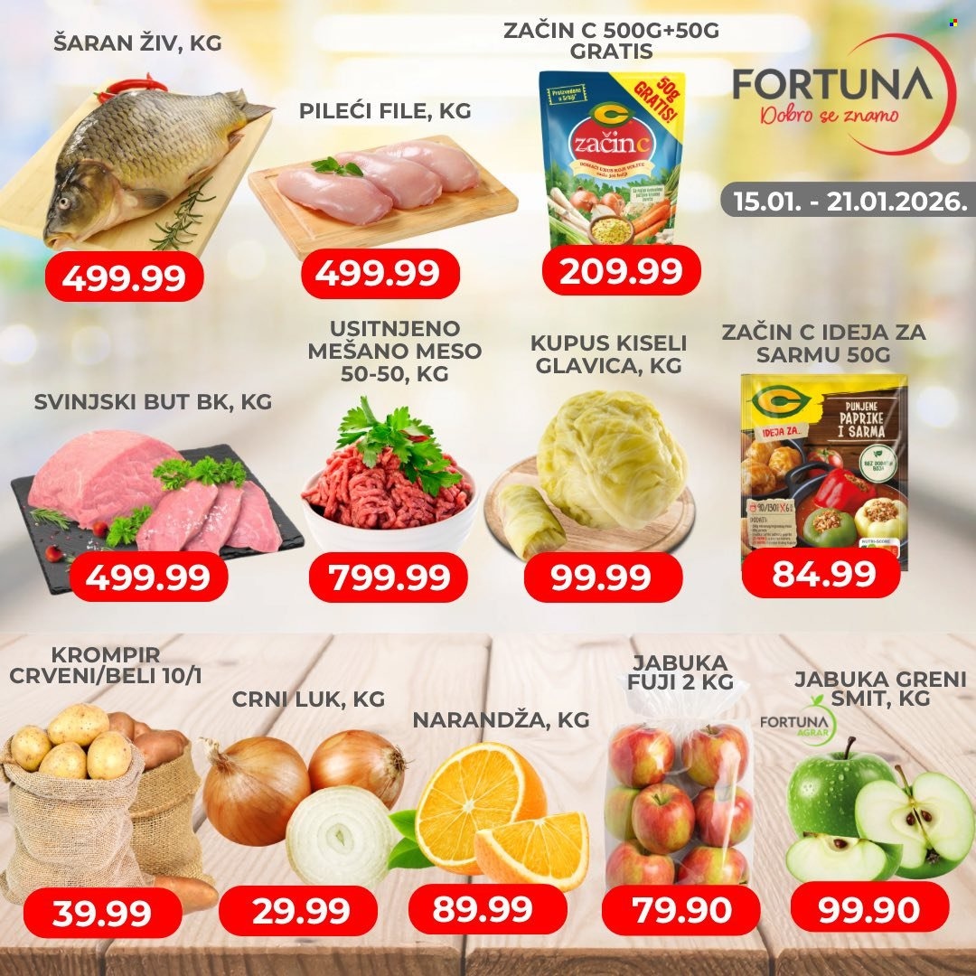 Fortuna Market katalog - 15.01.2026 - 21.01.2026. Stranica 1