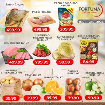 Fortuna Market katalog - 15.01.2026 - 21.01.2026.