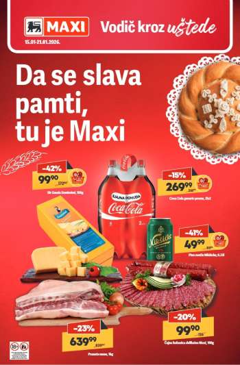Maxi katalog - 15.01.2026 - 21.01.2026.