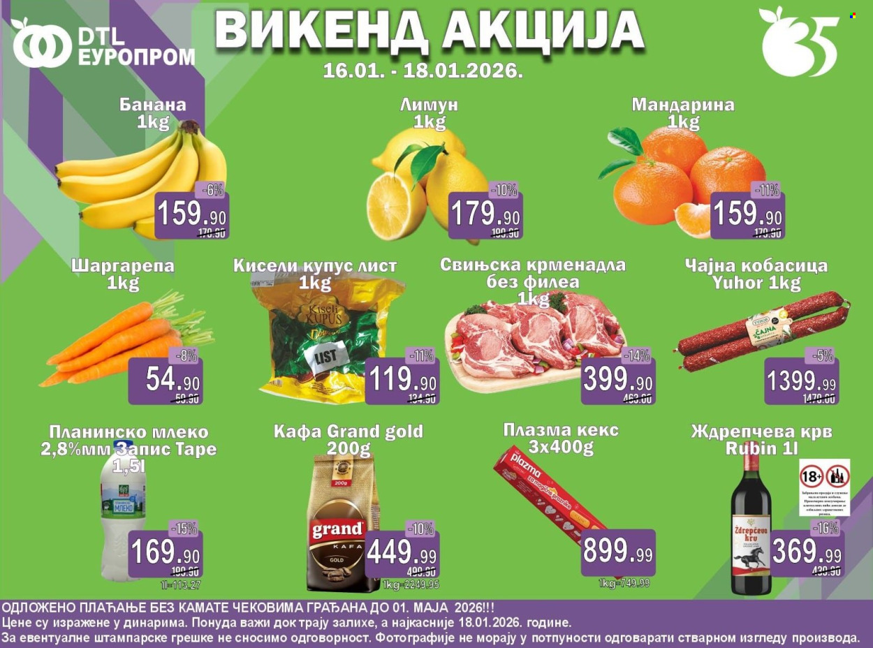 Europrom katalog - 16.01.2026 - 18.01.2026. Stranica 1