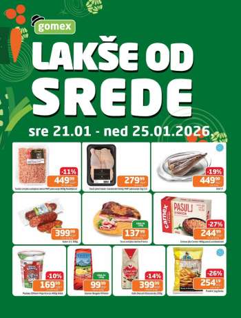 Gomex katalog - 21.01.2026 - 25.01.2026.