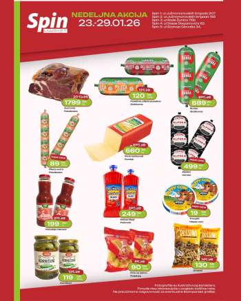 Spin Market katalog - 23.01.2026 - 29.01.2026.