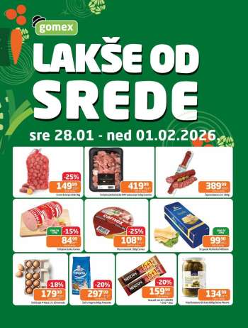 Gomex katalog - 28.01.2026 - 01.02.2026.