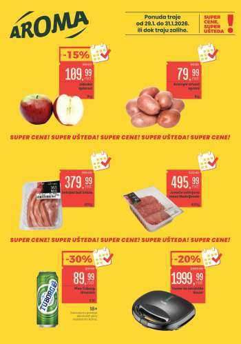 Aroma Market katalog - 29.01.2026 - 31.01.2026.