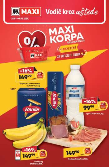 Maxi katalog - 29.01.2026 - 04.02.2026.