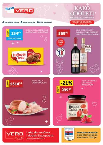 SuperVERO katalog - 05.02.2026 - 18.02.2026.