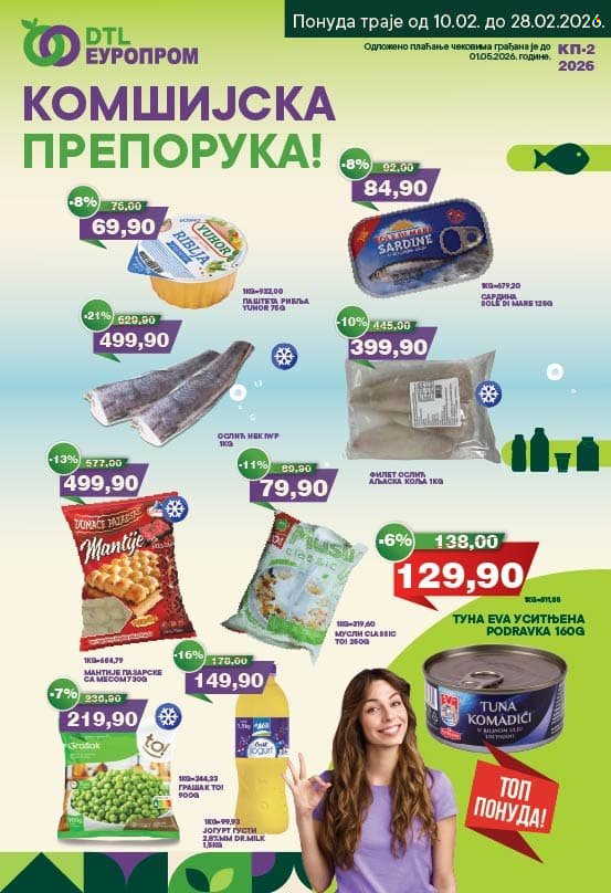 Europrom katalog - 10.02.2026 - 28.02.2026. Stranica 1