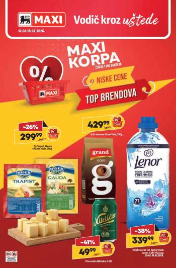 Maxi katalog - 12.02.2026 - 18.02.2026.
