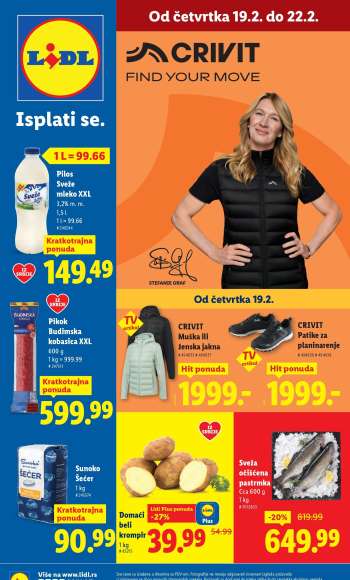 Lidl katalog - 19.02.2026 - 25.02.2026.